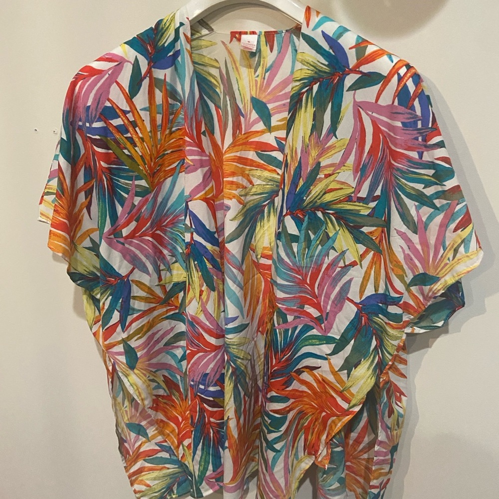 Islander Multicolor Leaf Print Men's Shirt